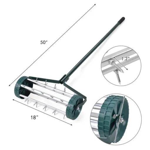 Durable Manual Lawn Aerator for Optimal Soil Health