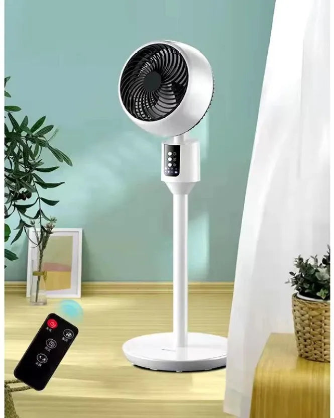 Contemporary Desk Fan with Adjustable Height