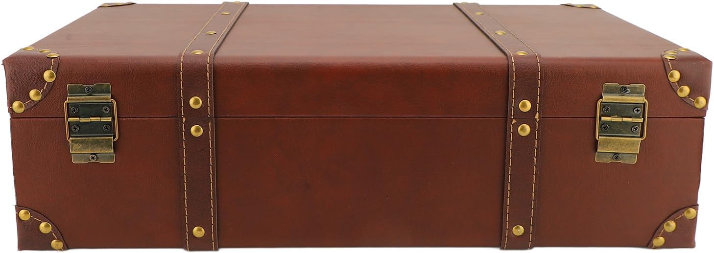 Heritage Collection | Classic Leather Travel Case with Secure Lock | Stylish Compact Design for Weekend Getaways