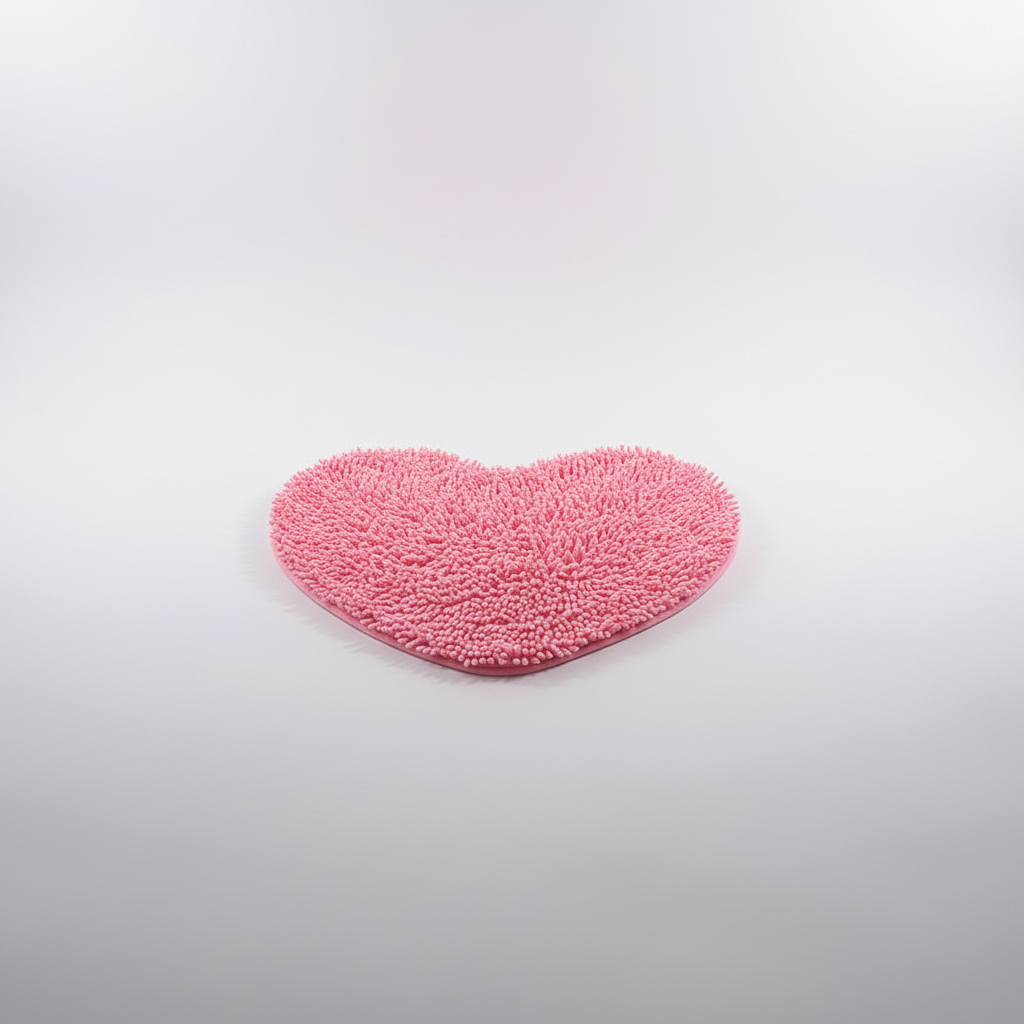 Heart-shaped Area Rug for Home Decor
