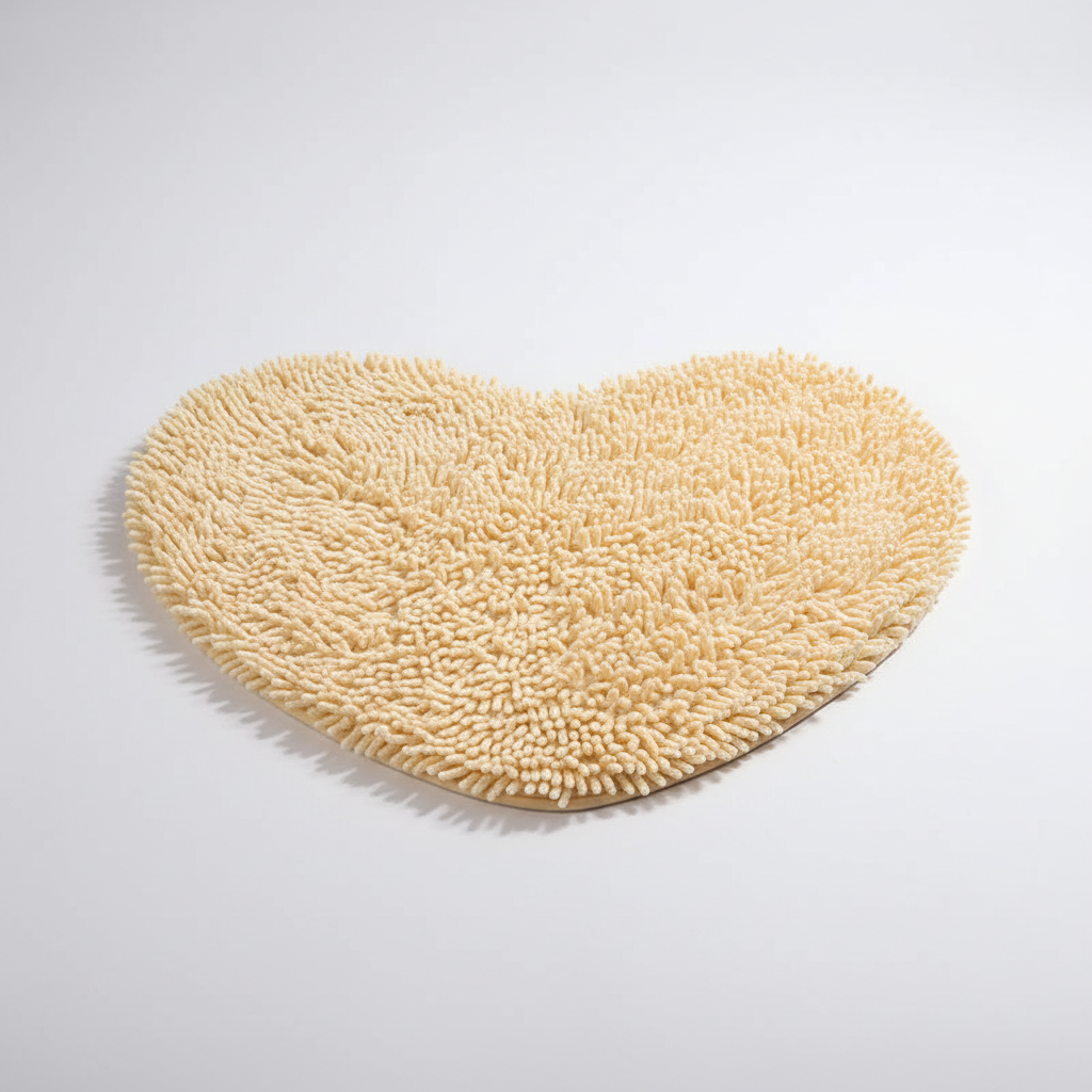 Heart-shaped Area Rug for Home Decor