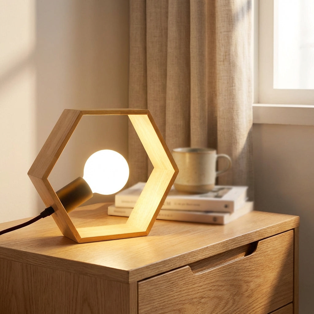Geometric Accent Light Fixture - Modern Design