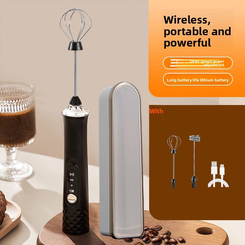 WhiskWave Rechargeable Milk Frother | Effortless Foam for Lattes & More