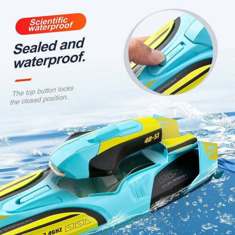 Rapid Aqua Racer with Dual Motors & LED Lights for Ultimate Fun