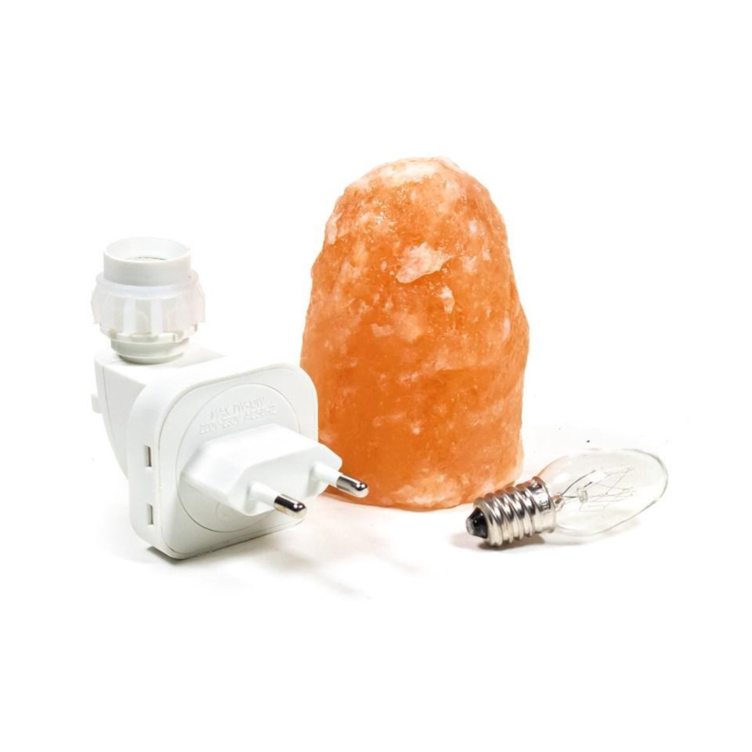 Plug-in Himalayan Salt Light – Natural Glow Lamp