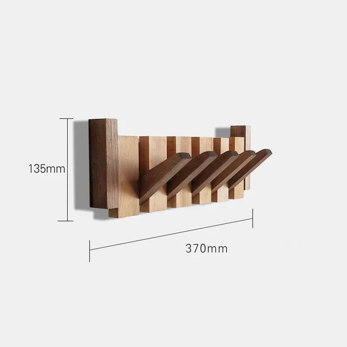Hallway Wooden Hooks - Decorative Wall Hangers