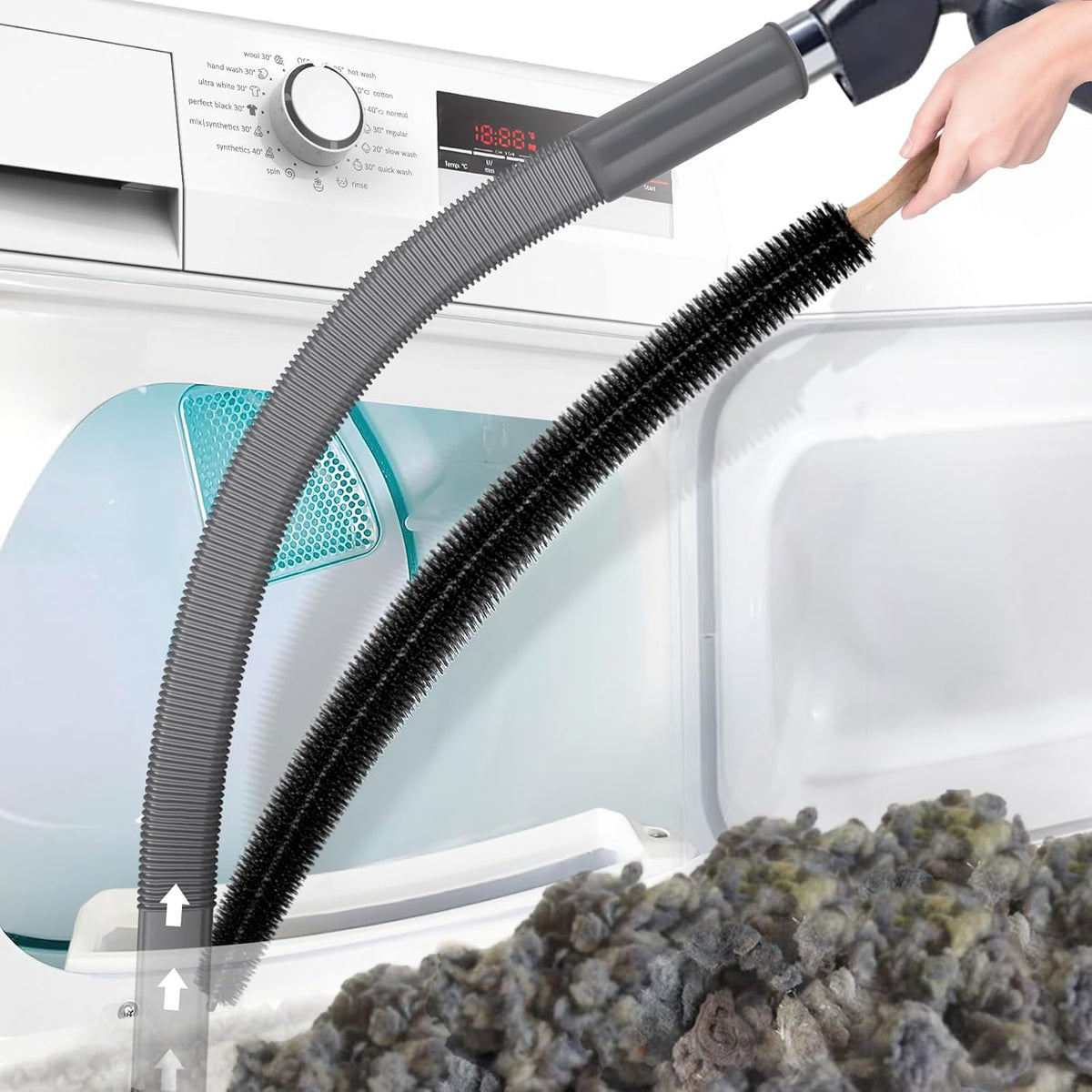 Effortless Lint Cleaner | Extendable Tool for Dryer Vents
