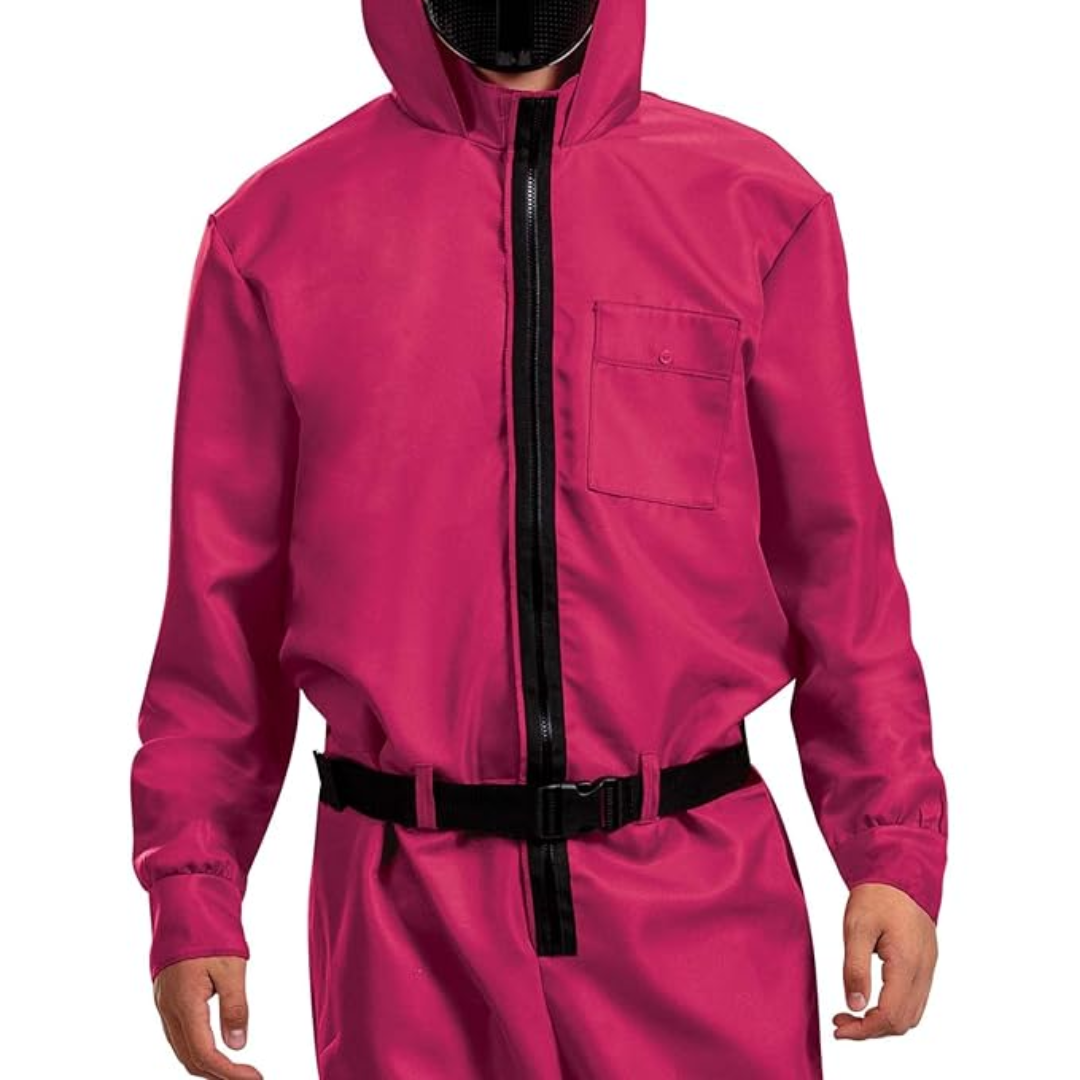 Complete Costume Set with Hood and Face Mask for Halloween Fun