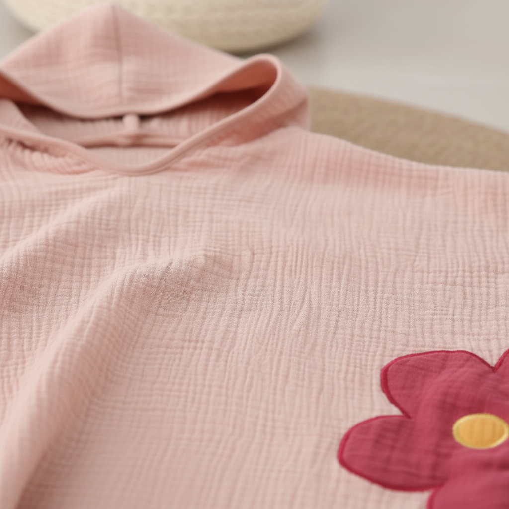 Children's Hooded Poncho Wrap