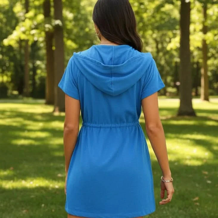 AquaEase – Cozy Terry Swim Cover-Up for Ultimate Relaxation