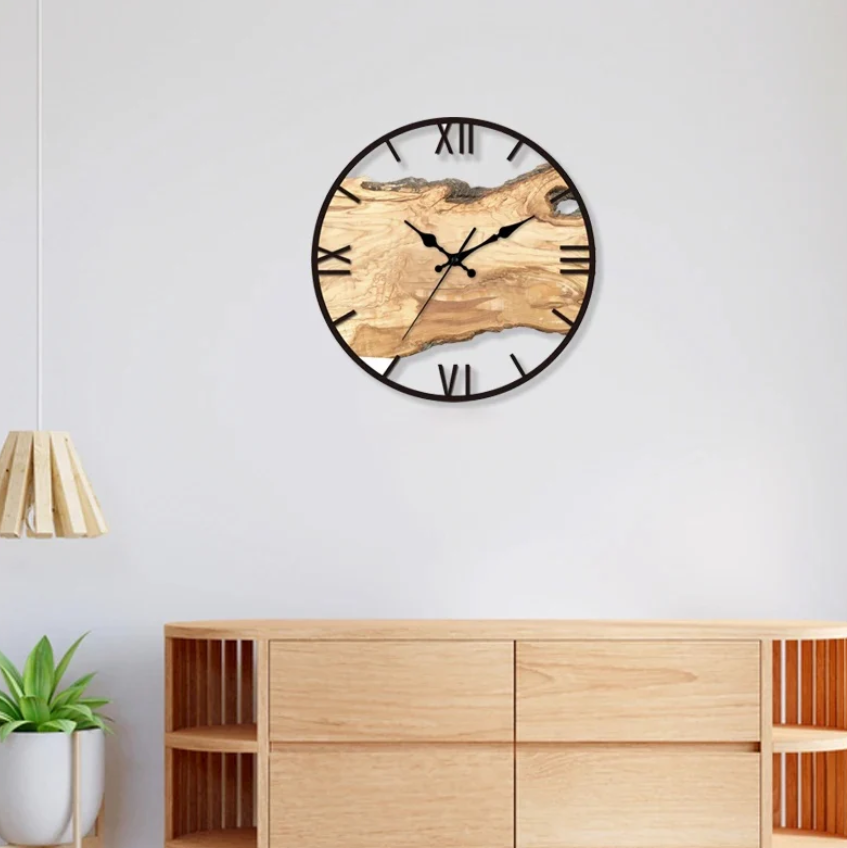 Clear Acrylic Wall Clock – Modern Design