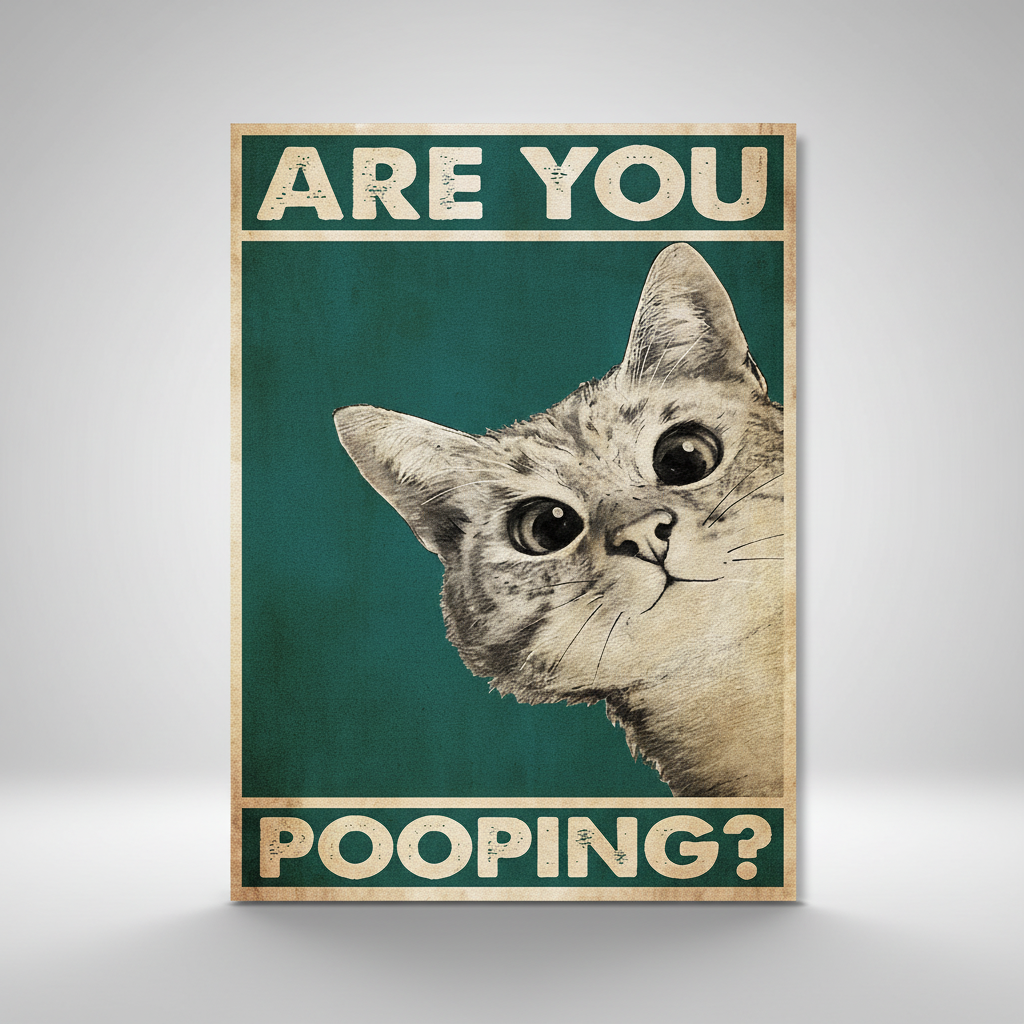 Funny Bathroom Artwork - Toilet Humor Print