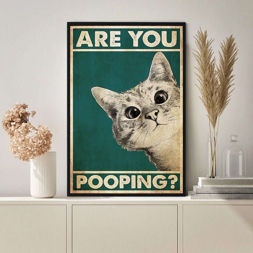 Funny Bathroom Artwork - Toilet Humor Print