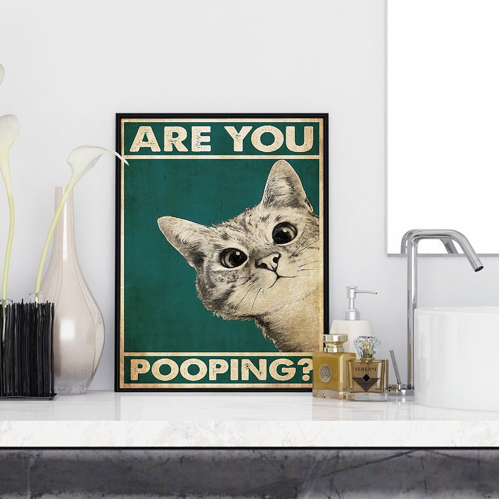 Funny Bathroom Artwork - Toilet Humor Print