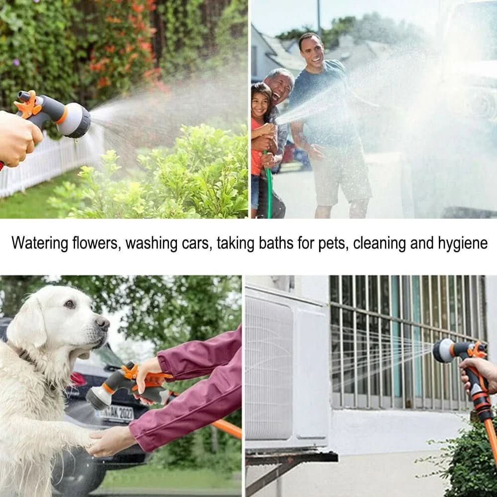 GardenMaster Pro – 8-Function High Pressure Hose Nozzle for Effortless Watering