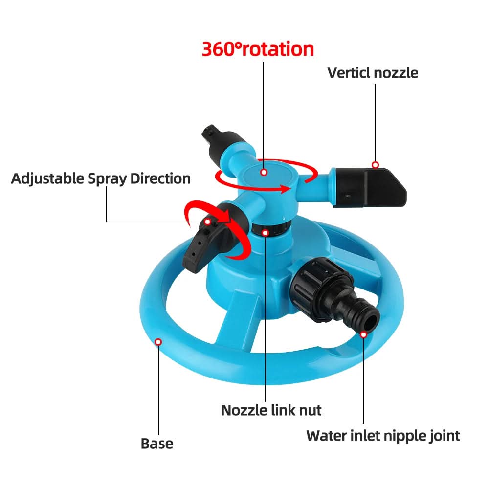AquaSpritz – Precision Rotating Sprinkler for Ultimate Lawn Care