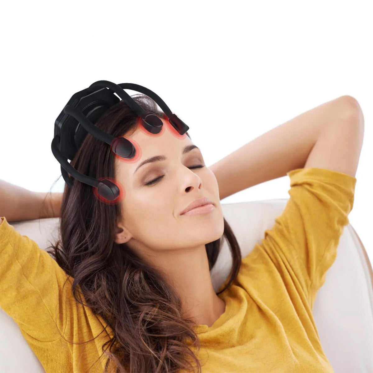 Rechargeable Scalp Relaxer with Custom Vibration Modes
