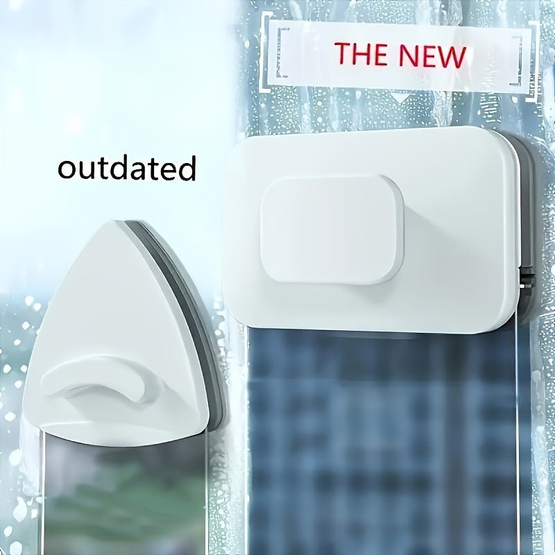 Dual-Sided Magnetic Glass Cleaner for Effortless Shine