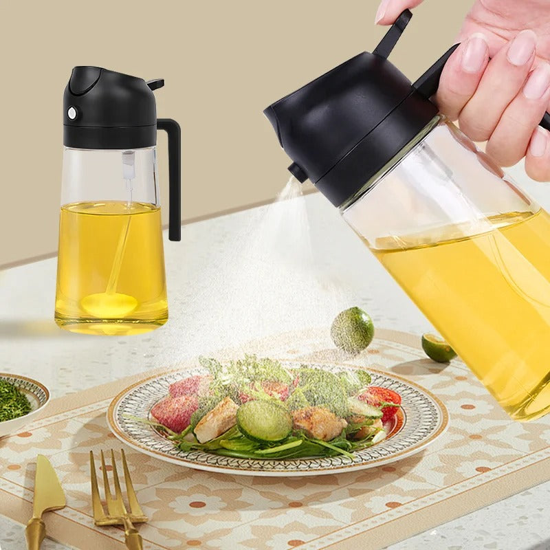 Dual-Function Culinary Oil Sprayer