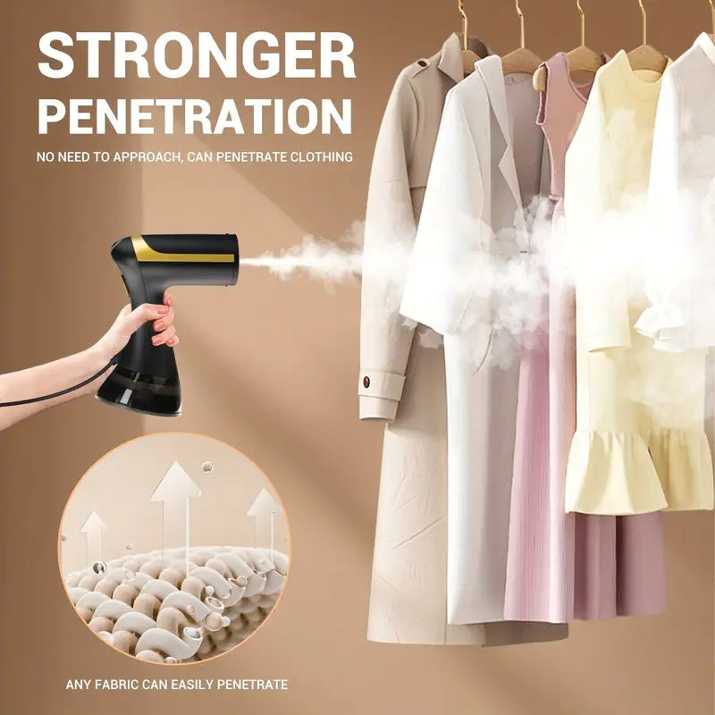 Travel-Ready Fabric Steamer for Quick Wrinkle Removal