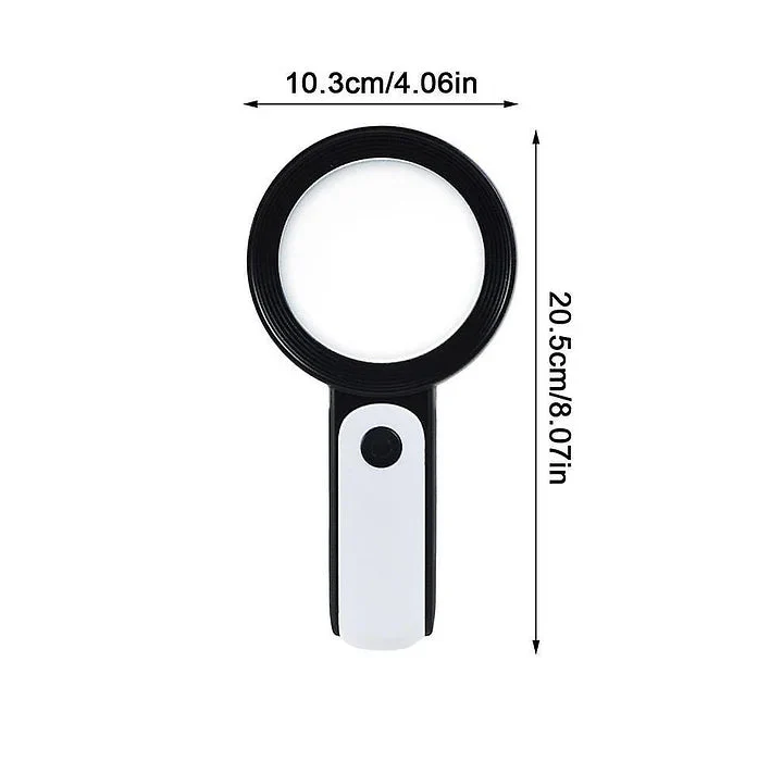 Enhanced 30X Magnifier for Effortless Reading