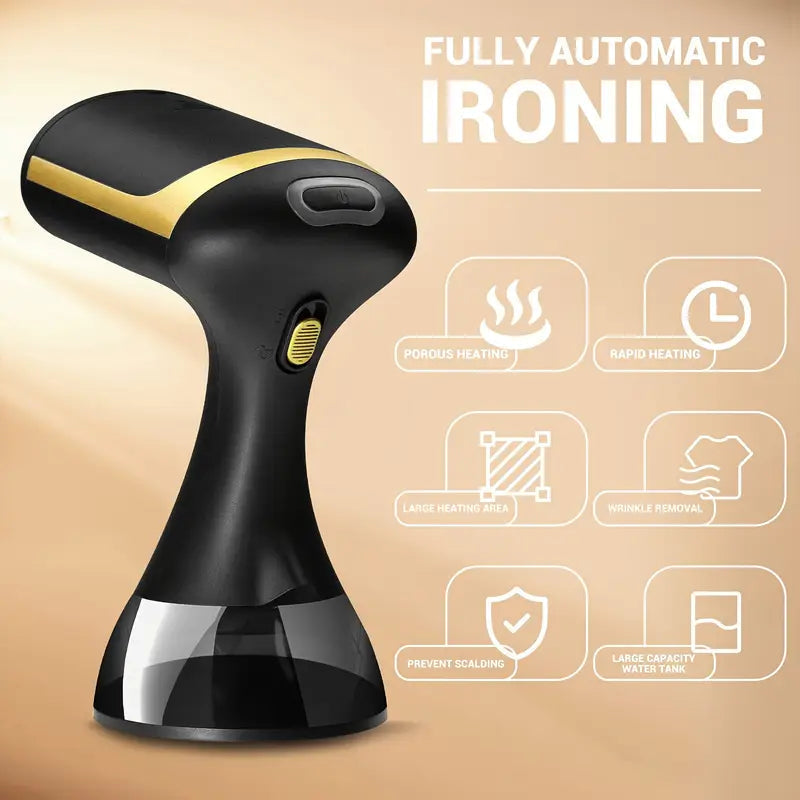 Travel-Ready Fabric Steamer for Quick Wrinkle Removal