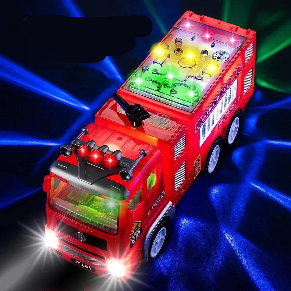 Interactive Fire Rescue Vehicle with Lights and Sounds