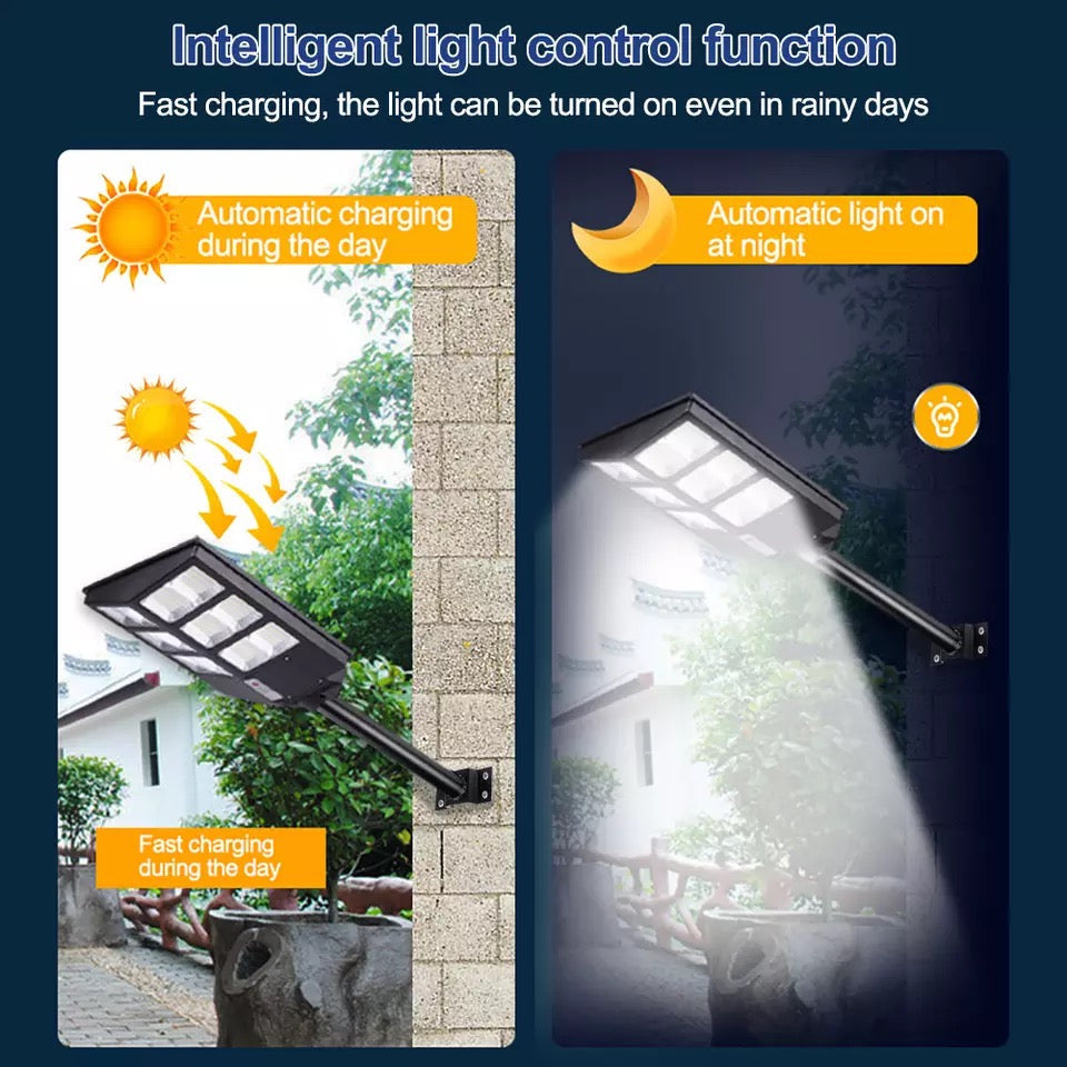 600 Lumen Solar-Powered Outdoor Light