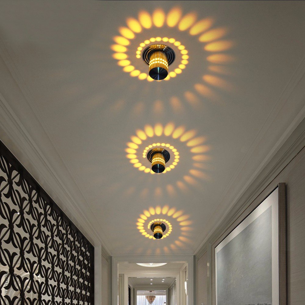 Spiral LED Lamp in Modern Design
