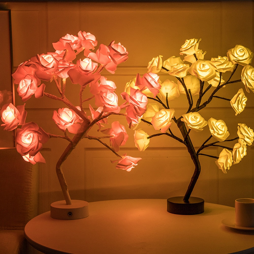 Enchanting LED Blossom Tree with Flexible Branches | Elegant Home Lighting