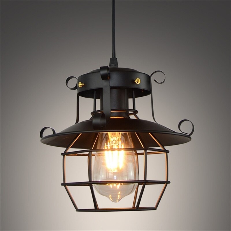 Rustic Industrial Hanging Ceiling Light Fixture