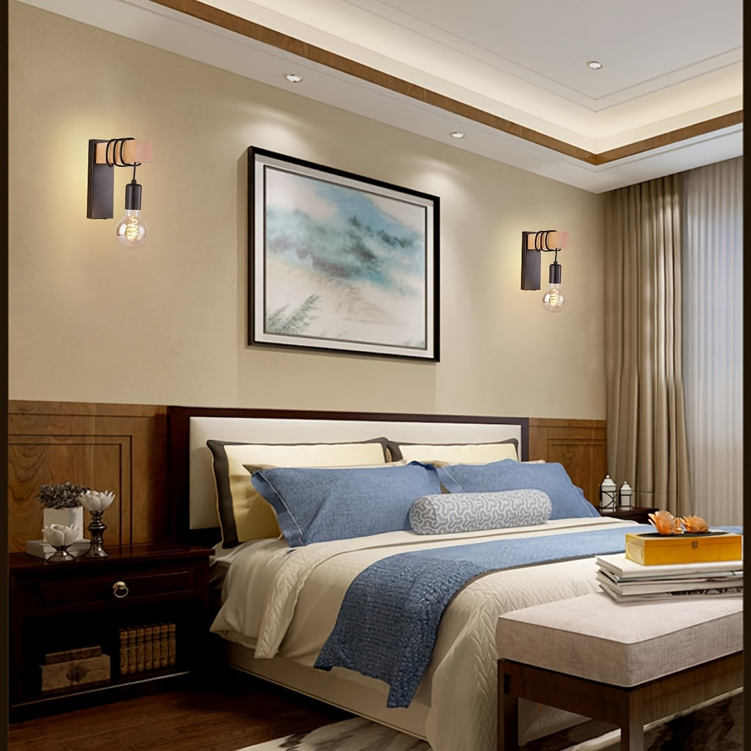 Contemporary Hardwired Wall Light Fixture for Indoor Spaces