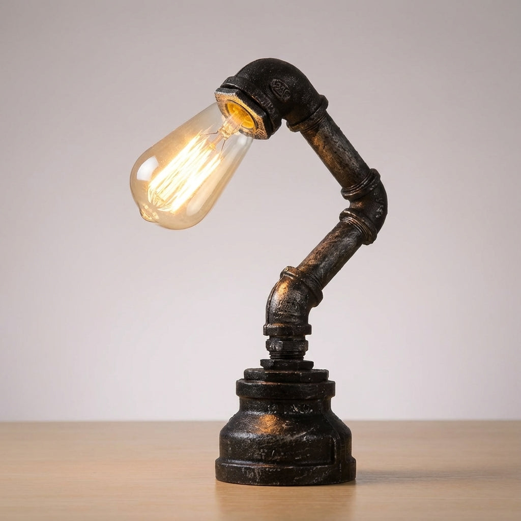 Tabletop Lamp with Industrial Design