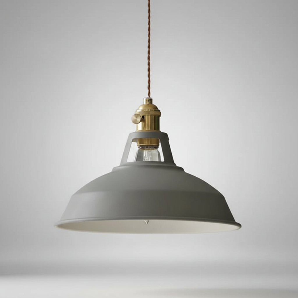 Metal Pendant Light Fixture for Industrial Decor