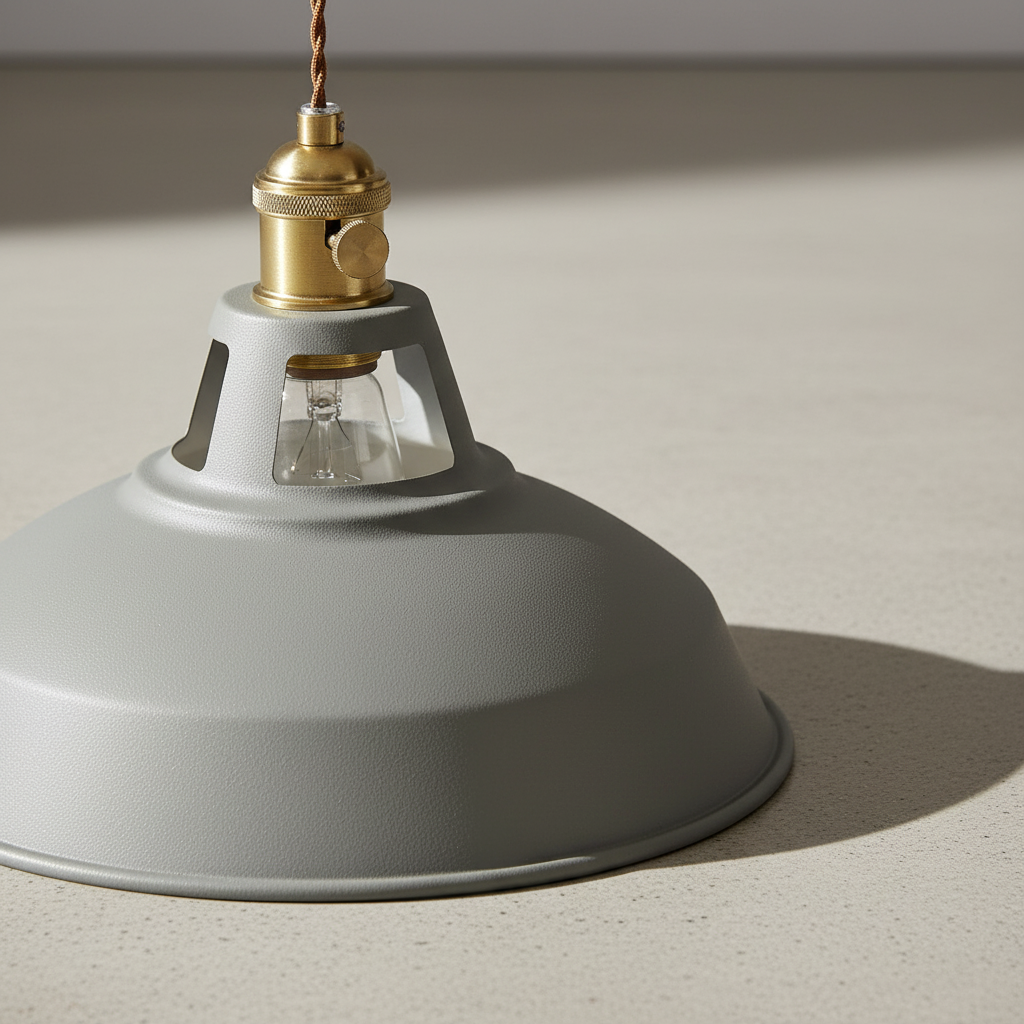 Metal Pendant Light Fixture for Industrial Decor