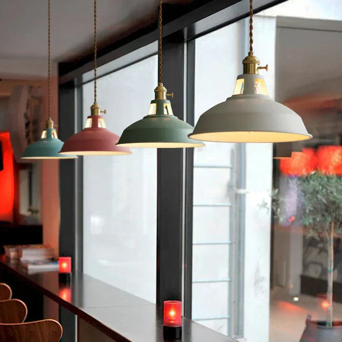 Metal Pendant Light Fixture for Industrial Decor