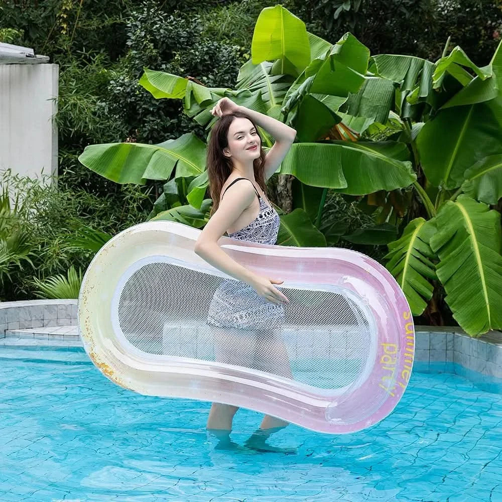 AquaLounge – Comfortable Inflatable Hammock for Water Relaxation
