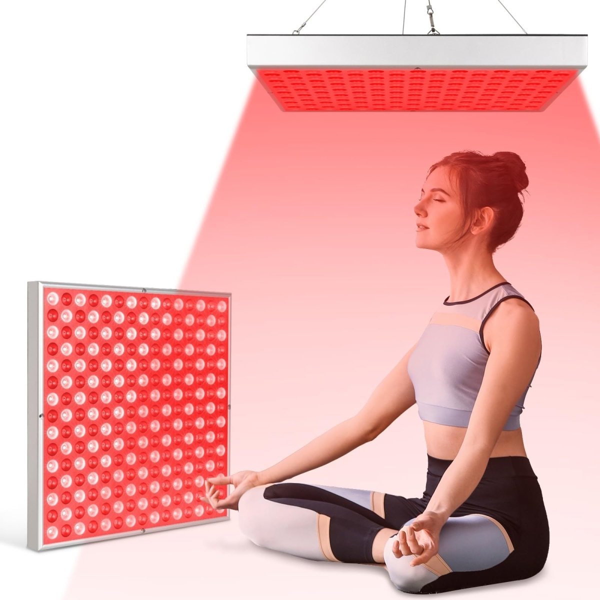 RadiantWave Light Therapy Panel | 225 LEDs for Skin & Muscle Care