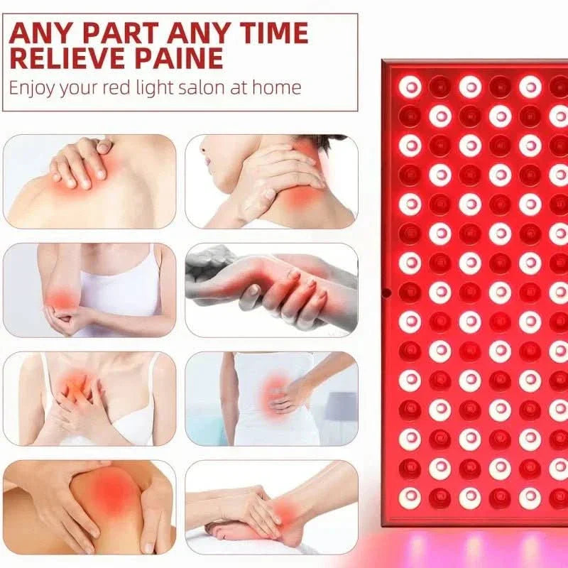 RadiantWave Light Therapy Panel | 225 LEDs for Skin & Muscle Care