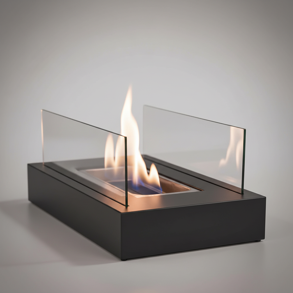 Decorative Fire Feature for Indoor and Outdoor Use