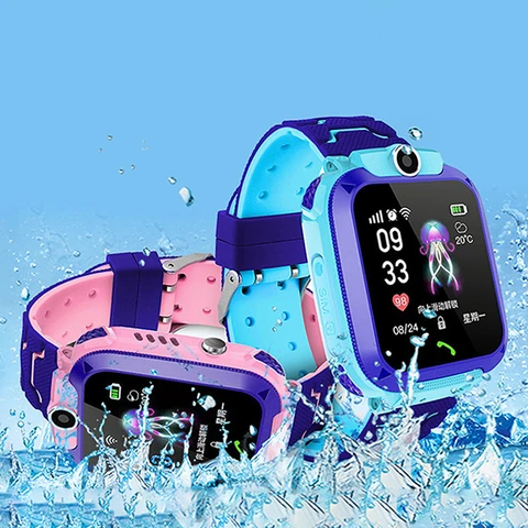 KidSafe GPS Watch: Waterproof Design with SOS Alert