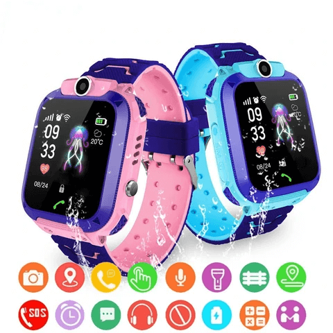 KidSafe GPS Watch: Waterproof Design with SOS Alert
