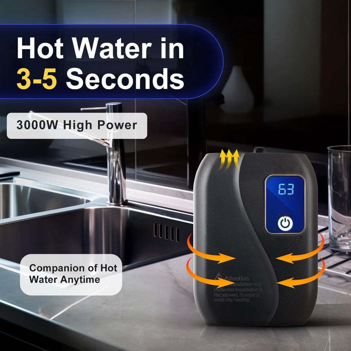 Compact On-Demand Water Heater | Energy-Efficient Solution