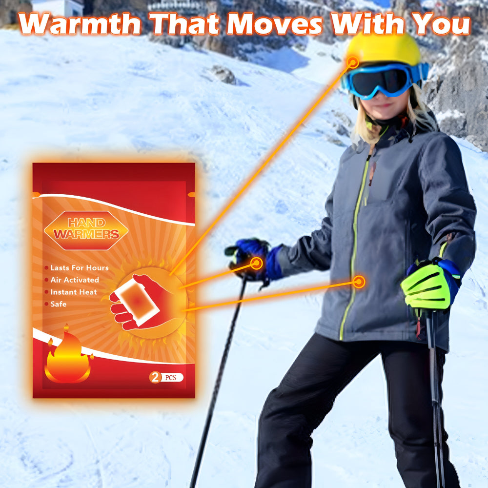 Quick Heat Relief | Single-Use Hand Warmers for Winter Comfort