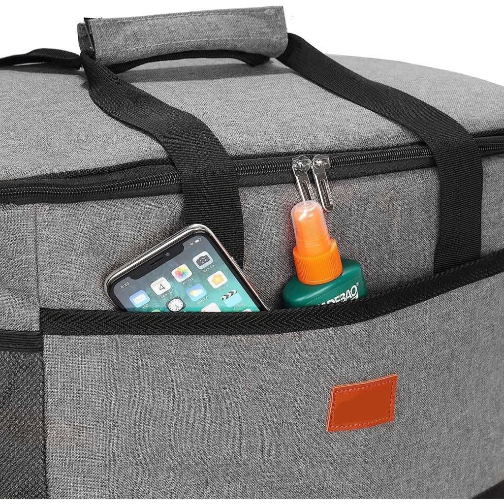 ChillMate Portable Cooler Bag with Secure Zipper Closure