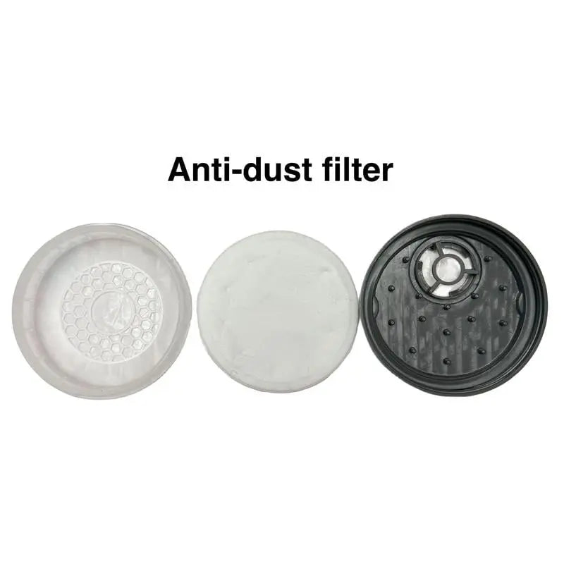 DustShield Reusable Half-Face Respirator Mask with Cotton Filters
