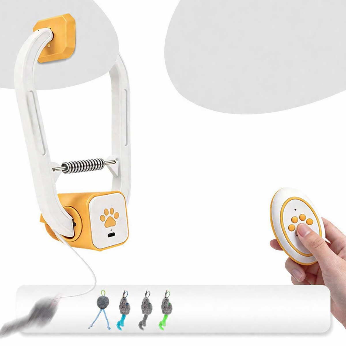 Rechargeable Cat Teaser Toy | Fun Indoor Play for Cats