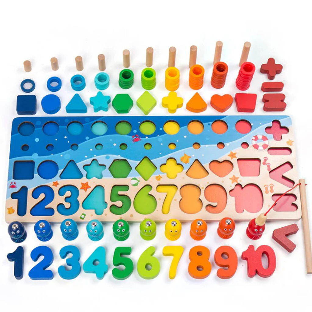 Engaging Wooden Learning Board for Toddlers | Essential Educational Toy
