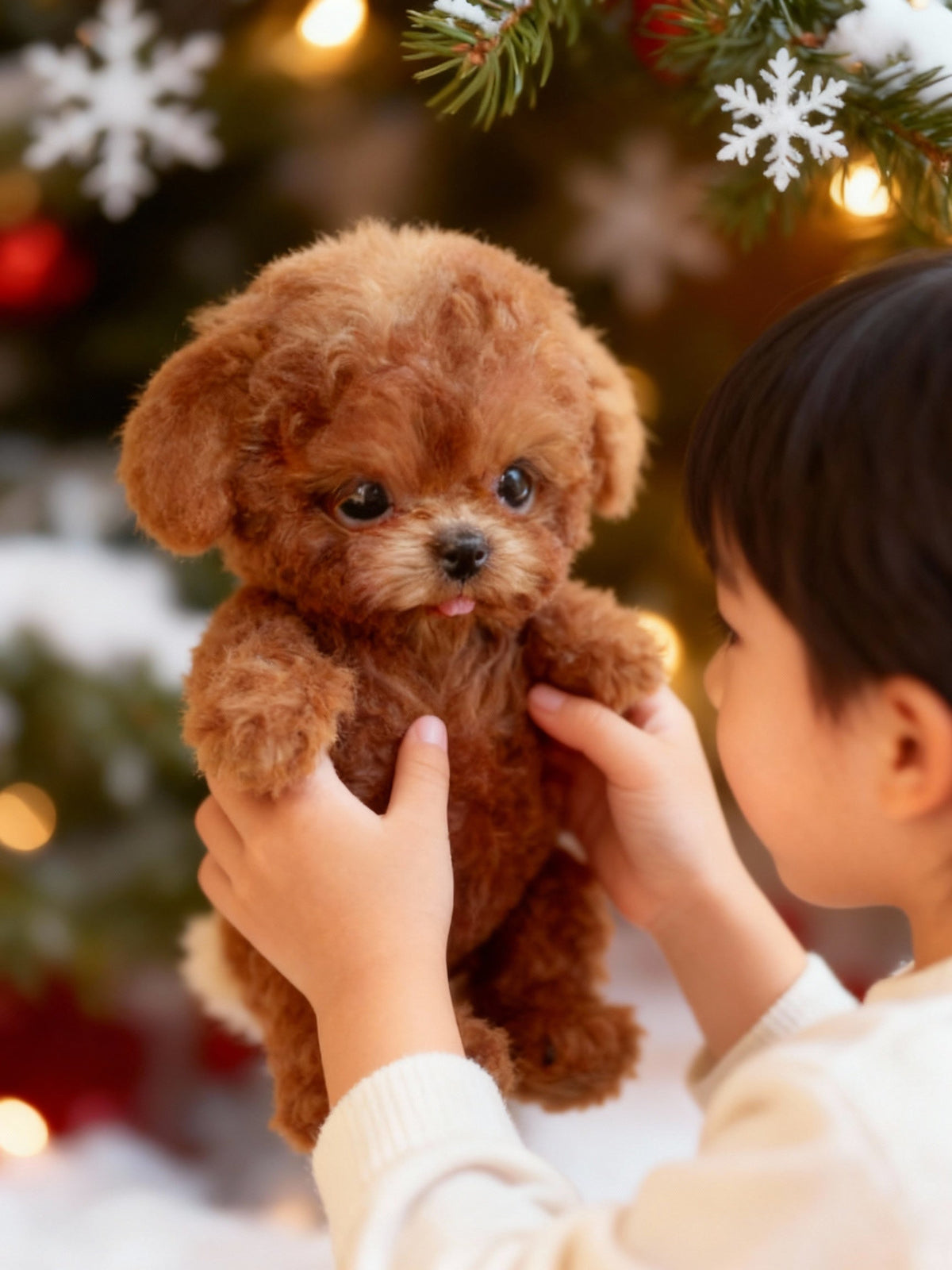 Lifelike Plush Dog Toy with Motion & Sound | Eco-Friendly Buddy