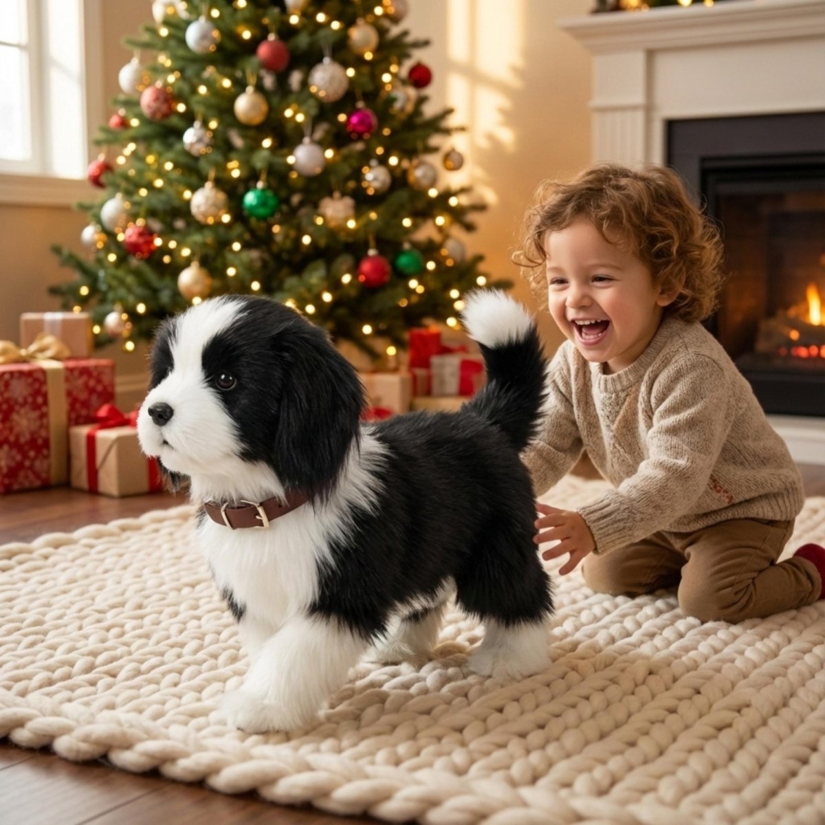 Engaging Robotic Puppy Toy with Realistic Movements for Kids